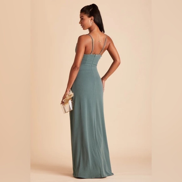 NWT Birdy Grey Ash Dress in Crepe Sea Glass - Picture 2 of 6